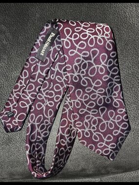 PAUL STUART MAROON LOOPS TIE